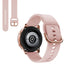 Suitable for Samsung Galaxy Watch Active2 Solid Color Silicone Strap 20/22mm Universal Strap - Korvel
