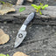 Custom Damascus Steel Fixed Blade Knife - Perfect for Hunting - Korvel