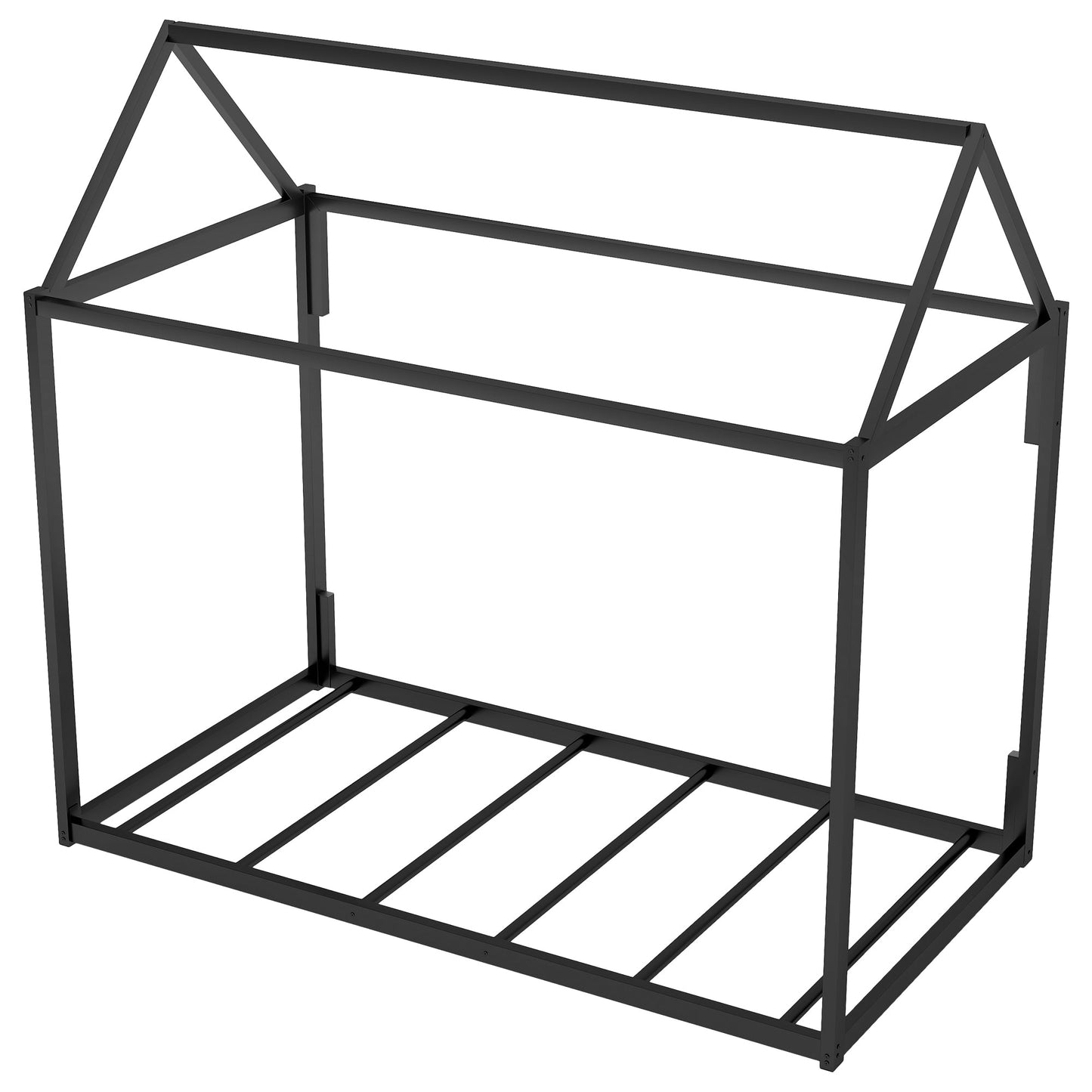 Metal House Shape Platform Bed  twin - Korvel