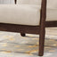 Elegant One-Seater Sofa in Beige