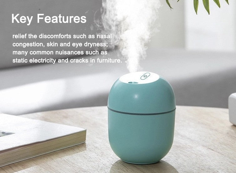 USB Humidifier Household Office Portable Students Dormitory Bedroom Small Cute Mini Large Spray Car Mounted - Korvel