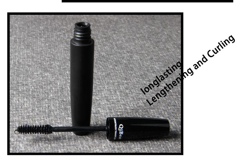 Conjunto de Máscara 3D Qibest - Tubo Negro Grueso y Delgado