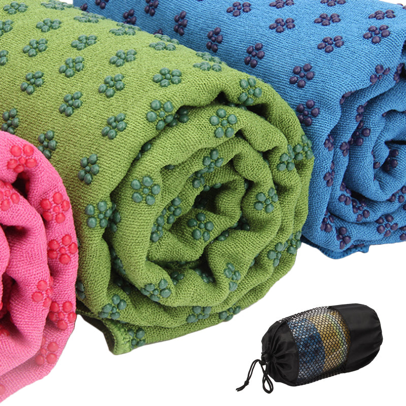 YOUGLE Non Slip Yoga Mat Cover Towel Blanket For Fitness Exercise Pilates Training - Korvel