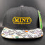 Mint Discs Flat Bill Snapback Hat - Fancy Print