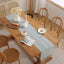 Hand - woven cotton and linen table flag with hollow tassels, suitable for household and rural dining tables - Korvel