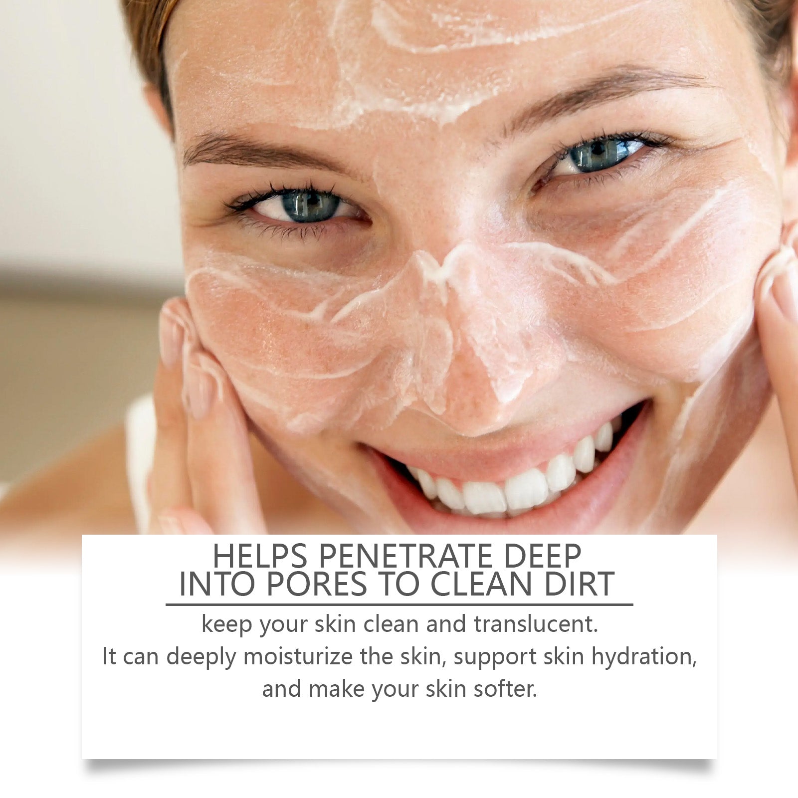Acne Cleanser Gently Cleanses Pores And Clears Acne Refreshing And Non-Tight Moisturizing Moisturizing Cleanser - Korvel
