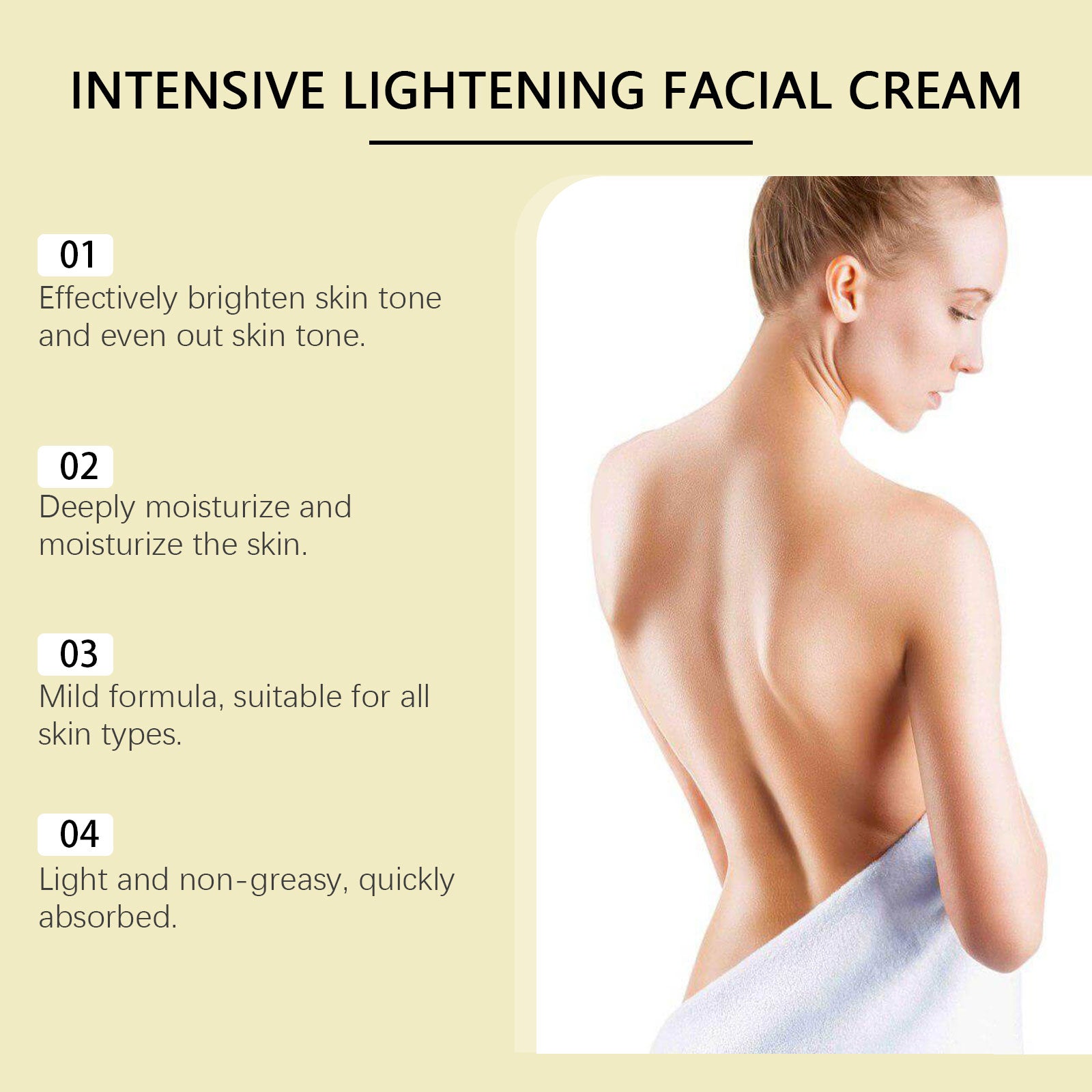 Facial Moisturizer Moisturizing Brightening Lighten Fine Lines Firming, Smoothing And Nourishing Facial Skin Cream - Korvel