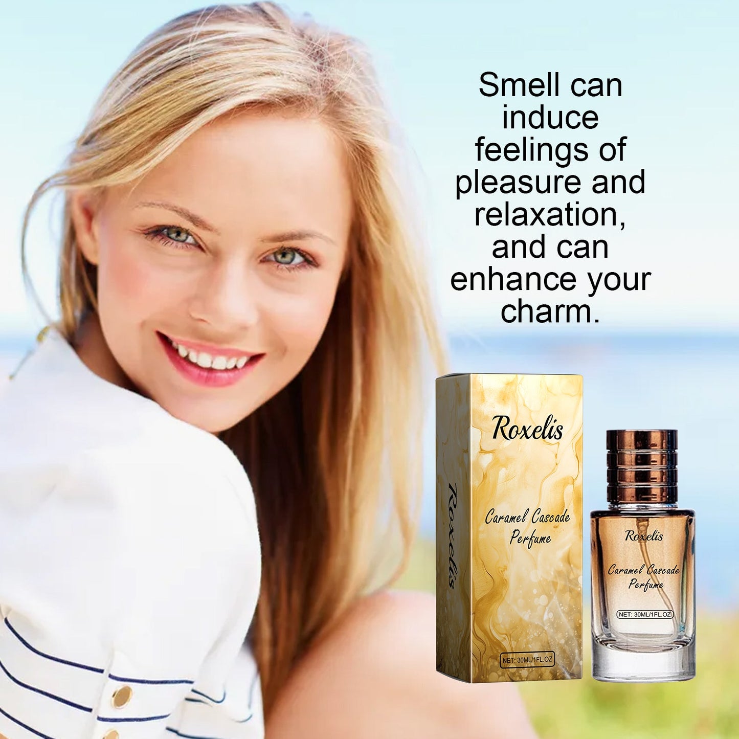 Caramel Cascade Eau de Parfum - Enchanting Fragrance Experience