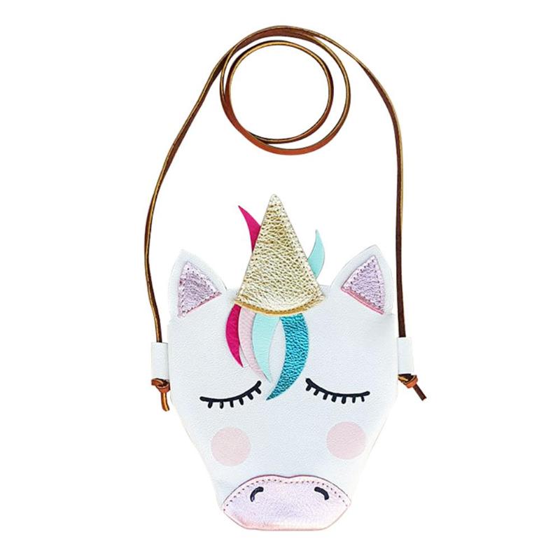 Cute Cartoon Animal Horse Leather Shoulder Bag Coin Purse Messenger Bag Babies Girls Kids Gift Mother Baby Diaper Bags Outdoor - Korvel