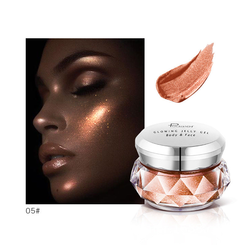 Illuminateur en Gel Pudaier et Fard à Paupières Sirène