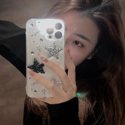 Coque iPhone 3D Étoile Cool Sucrée pour Appareils Apple