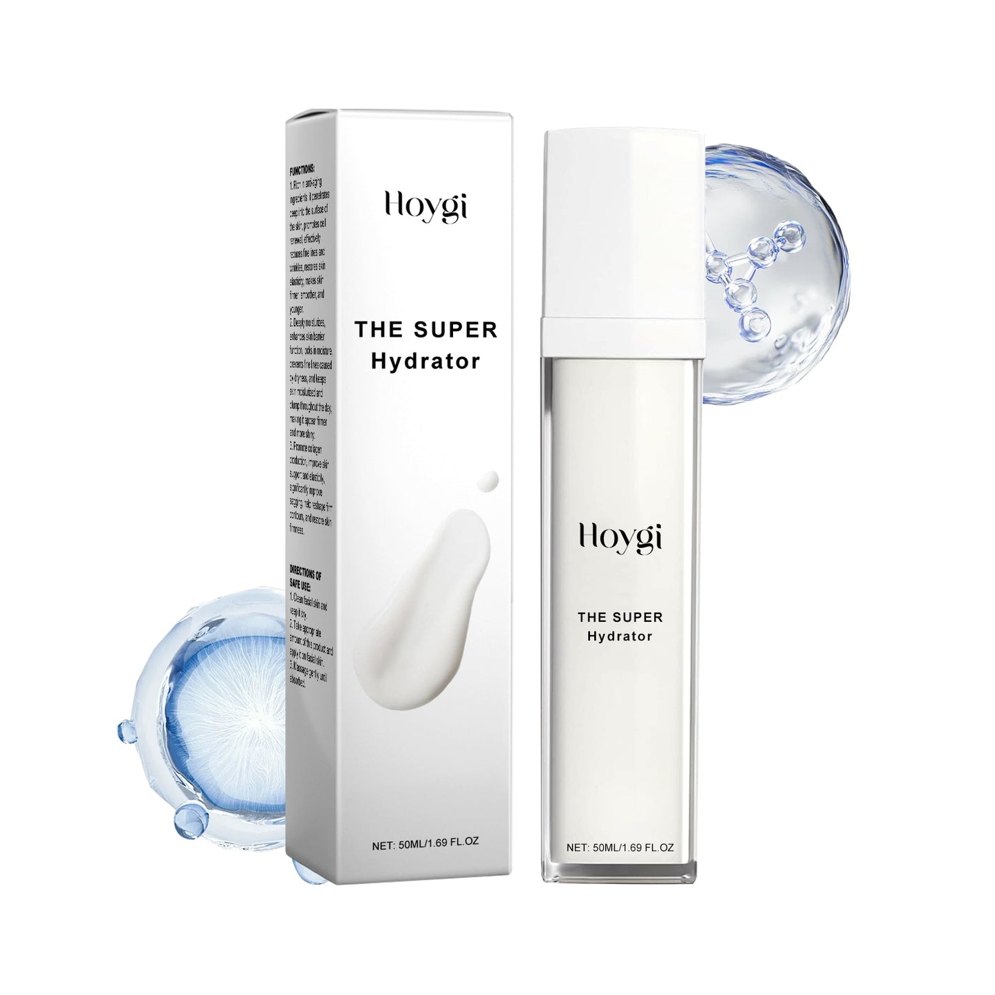 Essence hydratante à l'acide hyaluronique pour une peau radieuse