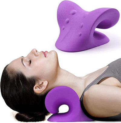 C-type cervical spine massage pillow gravity acupressure neck neck and shoulder massage pillow home corrector - Korvel