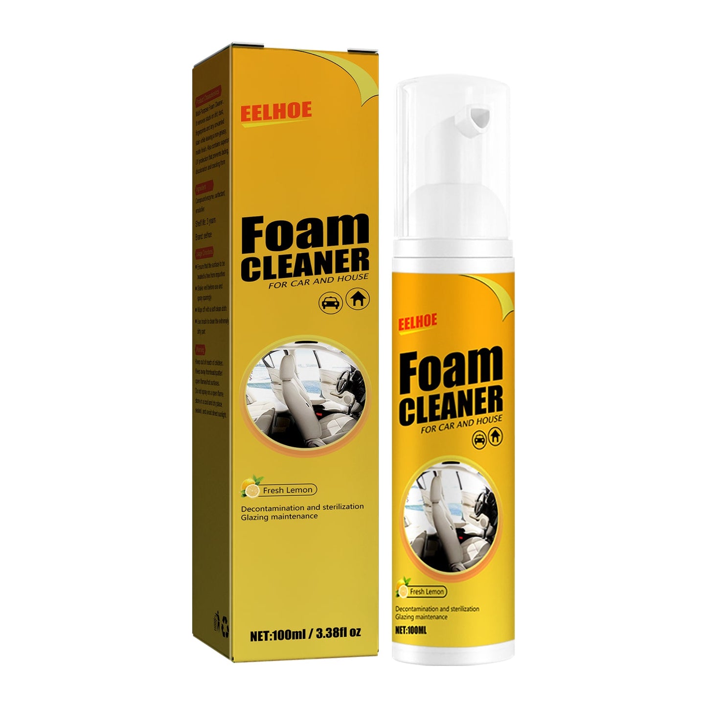 Premium Foam Upholstery Cleaner for Vehicle Interiors