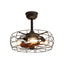 19inch Cage Retro Reiling Fan with Lights - Korvel