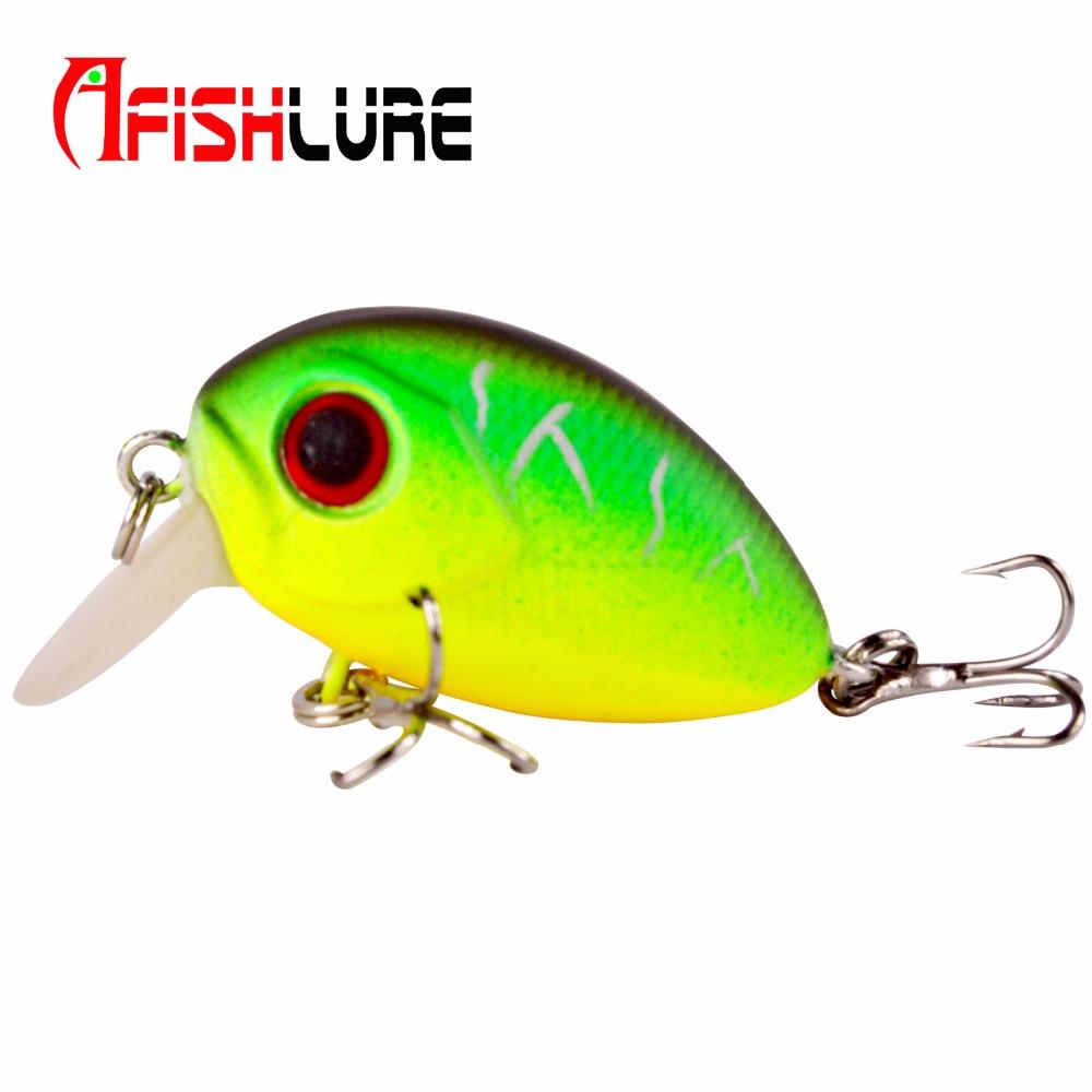 AFISHLURE  36mm 3.5g Crank Bait Hard Plastic Artificial Fishing Lure Fake carp Pesca  Wobbler Leurre Peche  Isca - Korvel