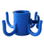 Portable Beach Umbrella Hook: 4-prong, universal for hats, bags, clothes; fits camping/beach umbrellas. - Korvel