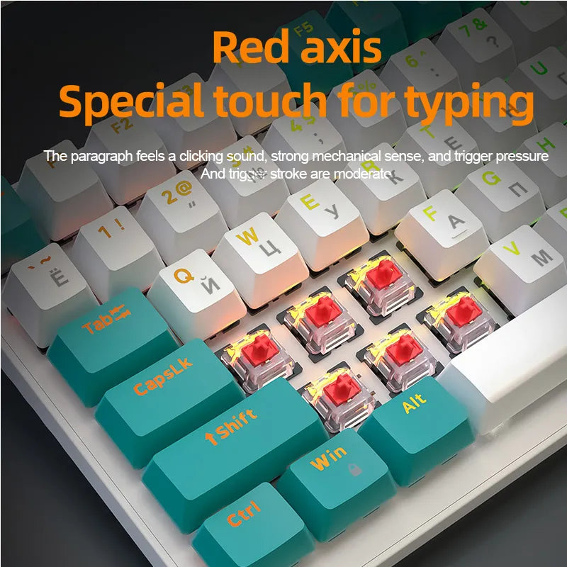 K6 Wireless Mechanical Keyboard - Versatile Backlit Design