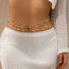 Elegant Multi-Layer Waist Chain with Rice Beads and Sequins