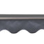 DA4734W Series Door Window Awning Made of 0.137 Inch Thick Crystal Polycarbonate Sheet in size of 47" Wide x 34" Brown Roof - Korvel