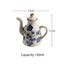 Ceramic Blue and White Kuibai Oil and Vinegar Dispenser