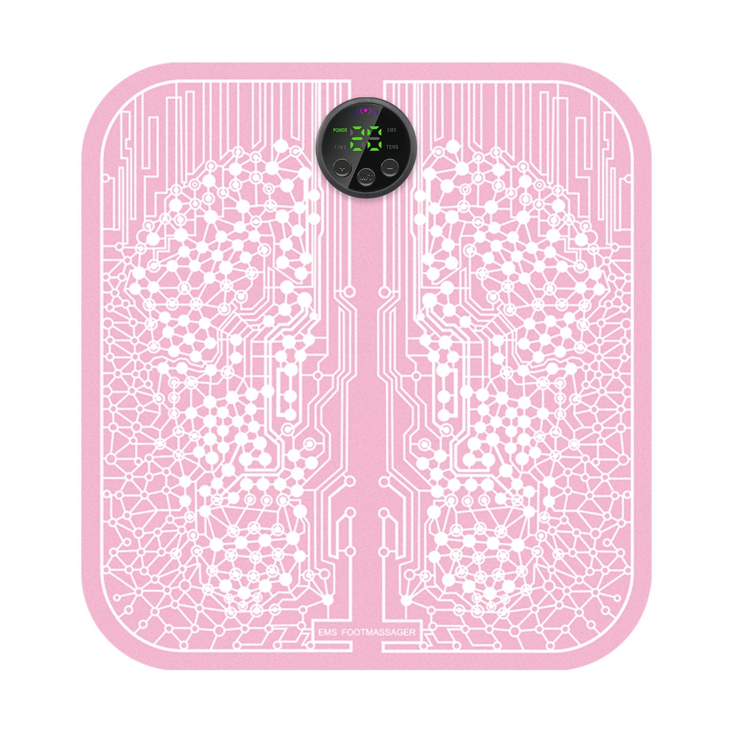 The Latest Remote Control With Patch Ems Tens Smart Shiatsu Foot Massager Muscle Stimulator Vibration Massage Pad - Korvel