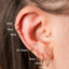 Premium 20g Gold Steel Hoop Nose Ring