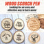 Wood Burning Pen, Children's DIY Pyrography Wood Marking Wood Burning Marker Pen - Korvel