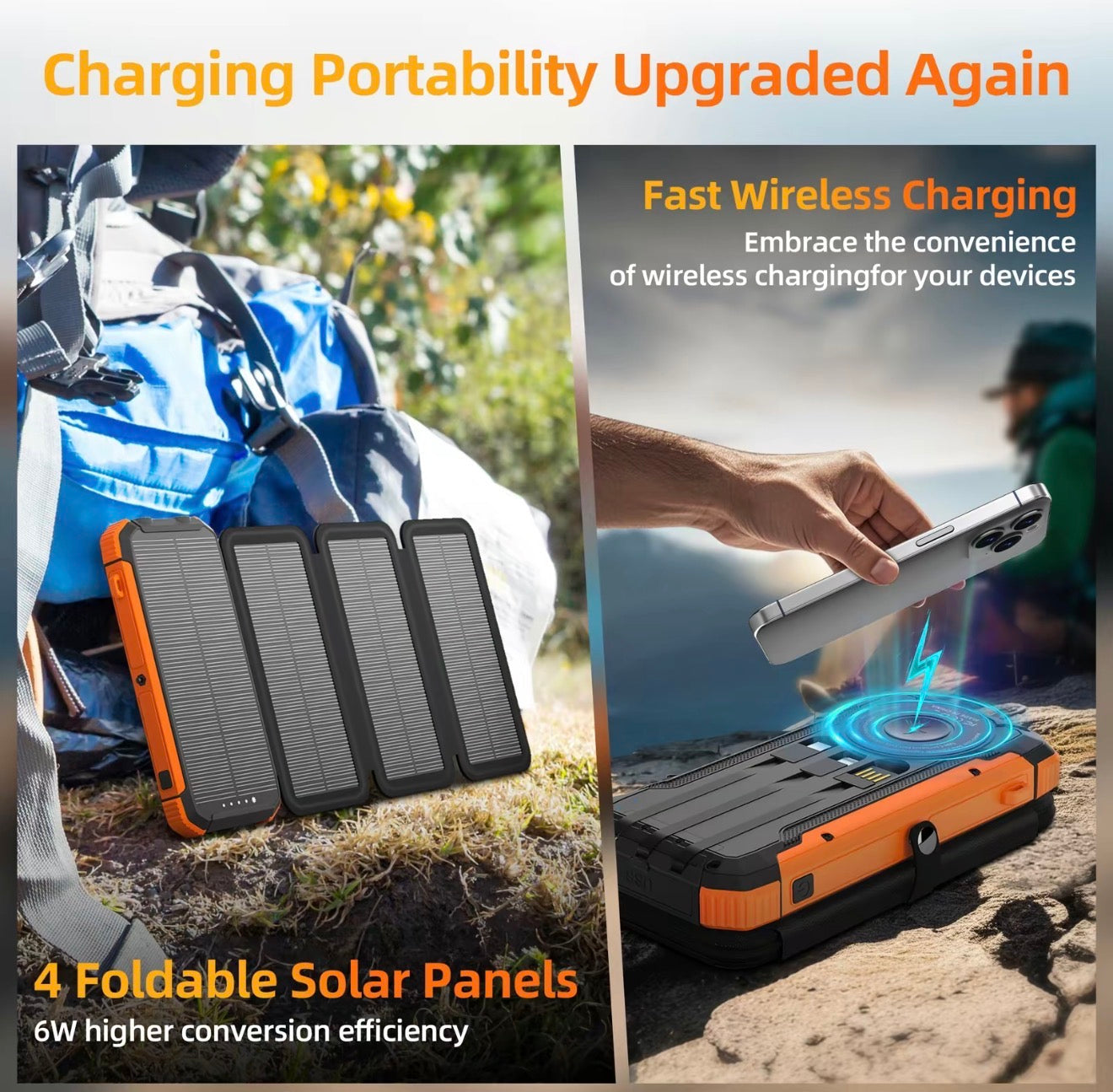 Banco de Energía Plegable SolarMax - Cargador Portátil de Alta Capacidad
