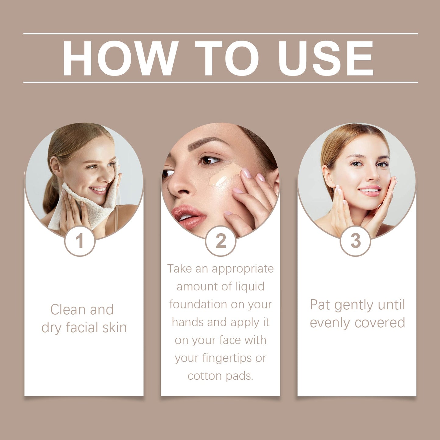 Moisturizing Liquid Foundation, Long-Lasting Moisturizing Refreshing Moisturizing Light Moisture Liquid Foundation - Korvel