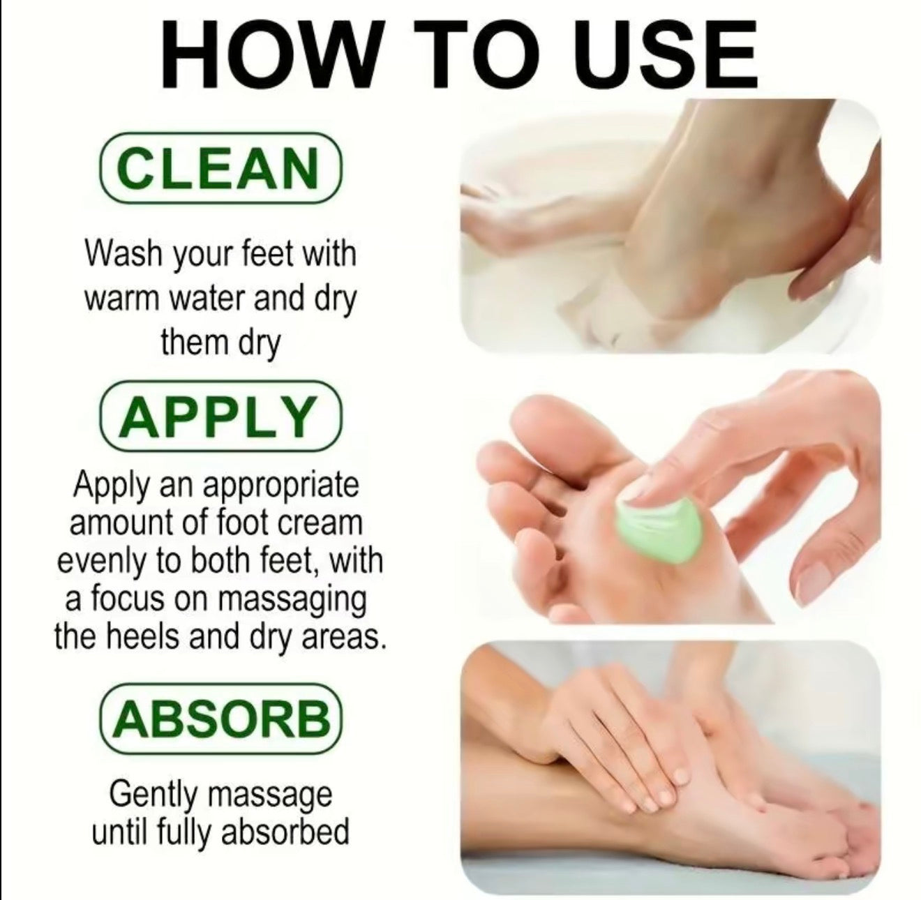 FootRelief Tea Tree Cream for Daily Foot Care