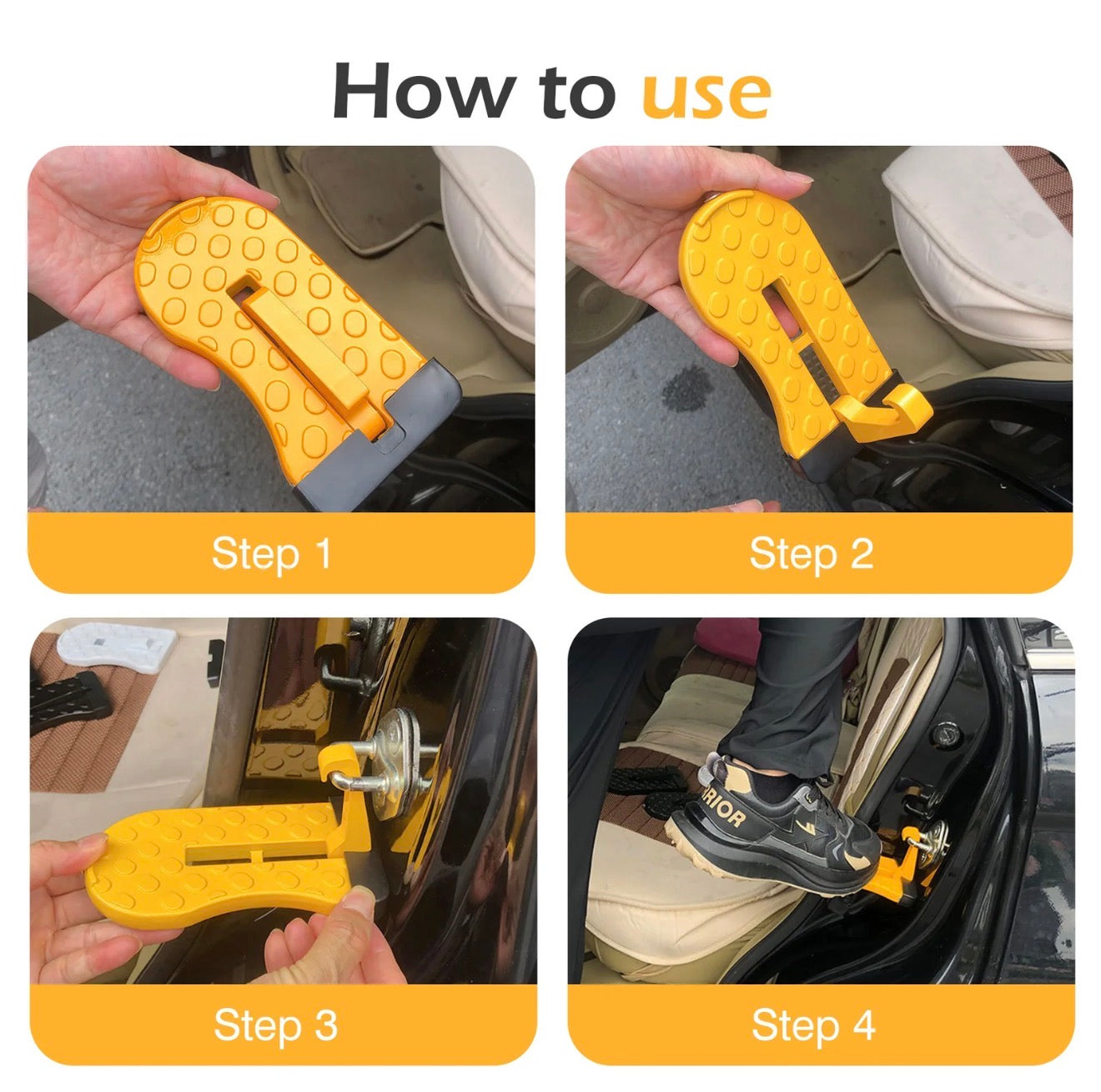 GripRoof Step - Escalón de Acceso al Techo para SUV Compacto