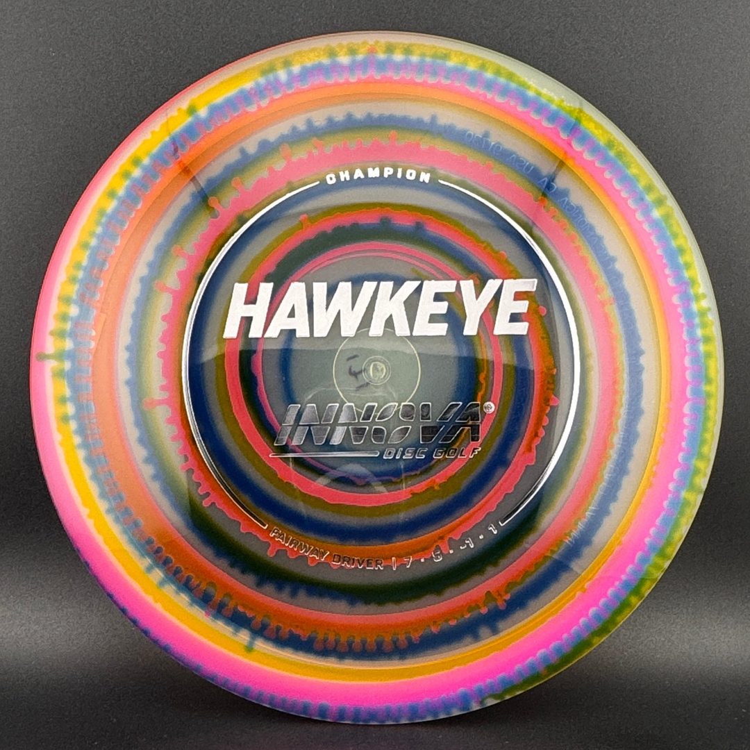 I-Dye Champion Hawkeye Disc Golf Driver