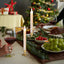 8 pieces of gold candle holder metal conical candle holder - Korvel