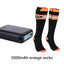 Heated Socks APP Remote Control 6000/5000mAh Rechargeable Battery Winter Thermal Electric Heating Thick Stockings 3 Gears - Korvel