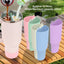 2-in-1 lined double drinking cup inner liner silicone 40oz special - Korvel