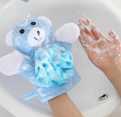 2 Pcs Cute Children Baby Shower Bathing Bath Towel 5 Colors Animals Style Shower Wash Cloth Towels - Korvel