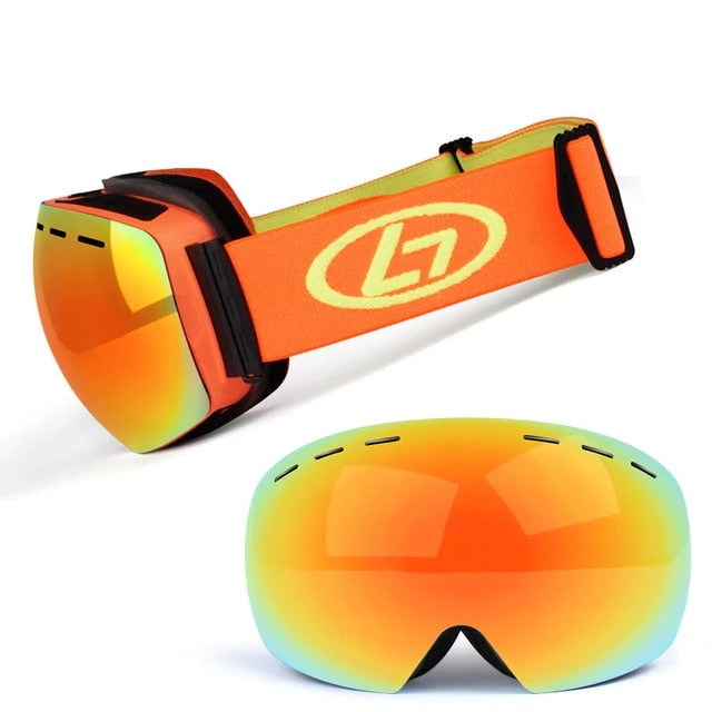 Lunettes de ski premium avec protection UV et caractéristiques anti-buée