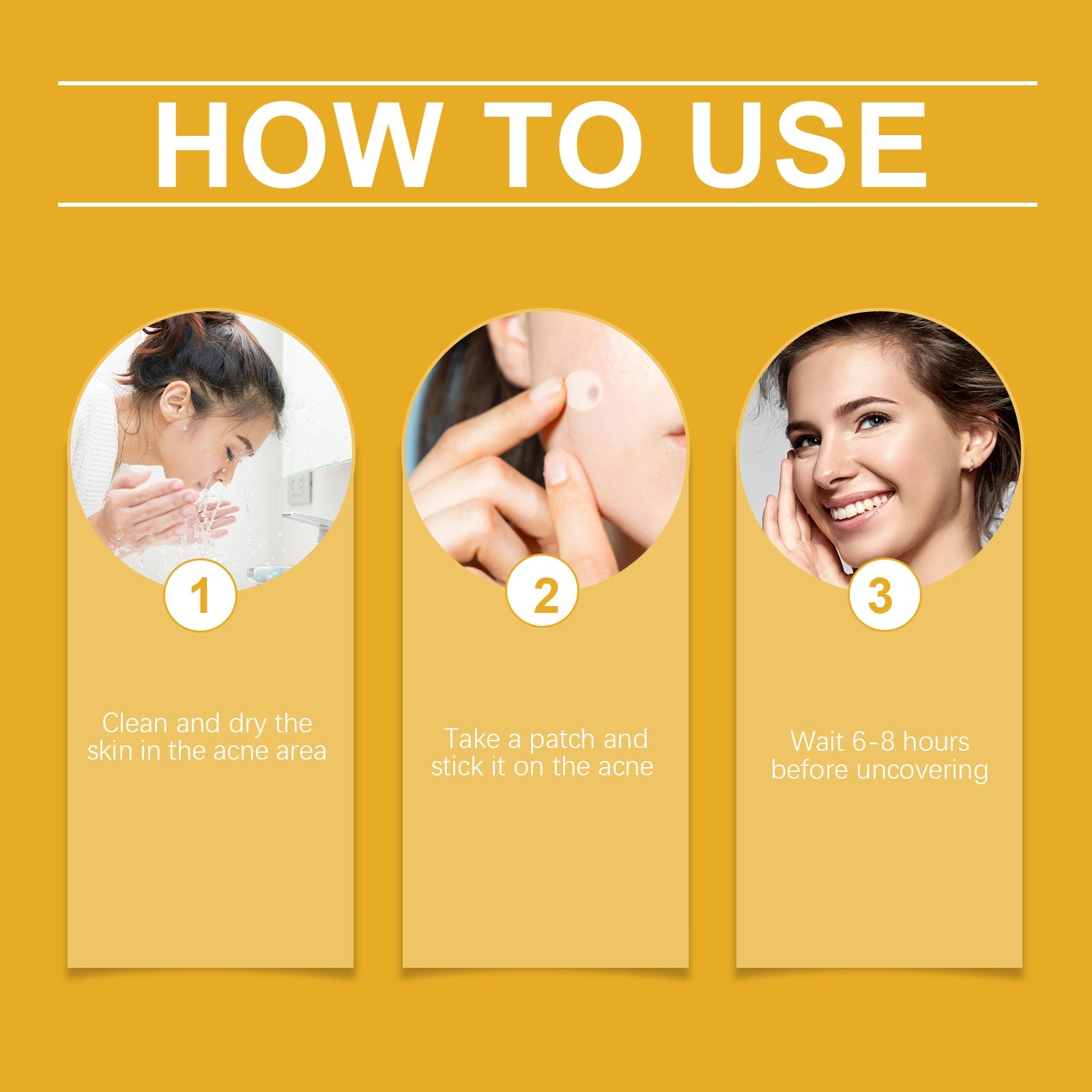 Day And Night Acne Patch Acne Removal Skin Care Facial Cover Acne Invisible Acne Patch - Korvel