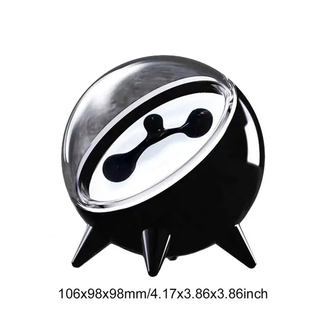 Ferrofluid Music Rhythm Lamp Sound Sensitive Dancing Magnet Liquid Toy Ferrofluid Visual Display Lamp Desktop Speakers Companion - Korvel