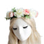 Accesorio para el cabello de guirnalda de flores hecha a mano para bodas