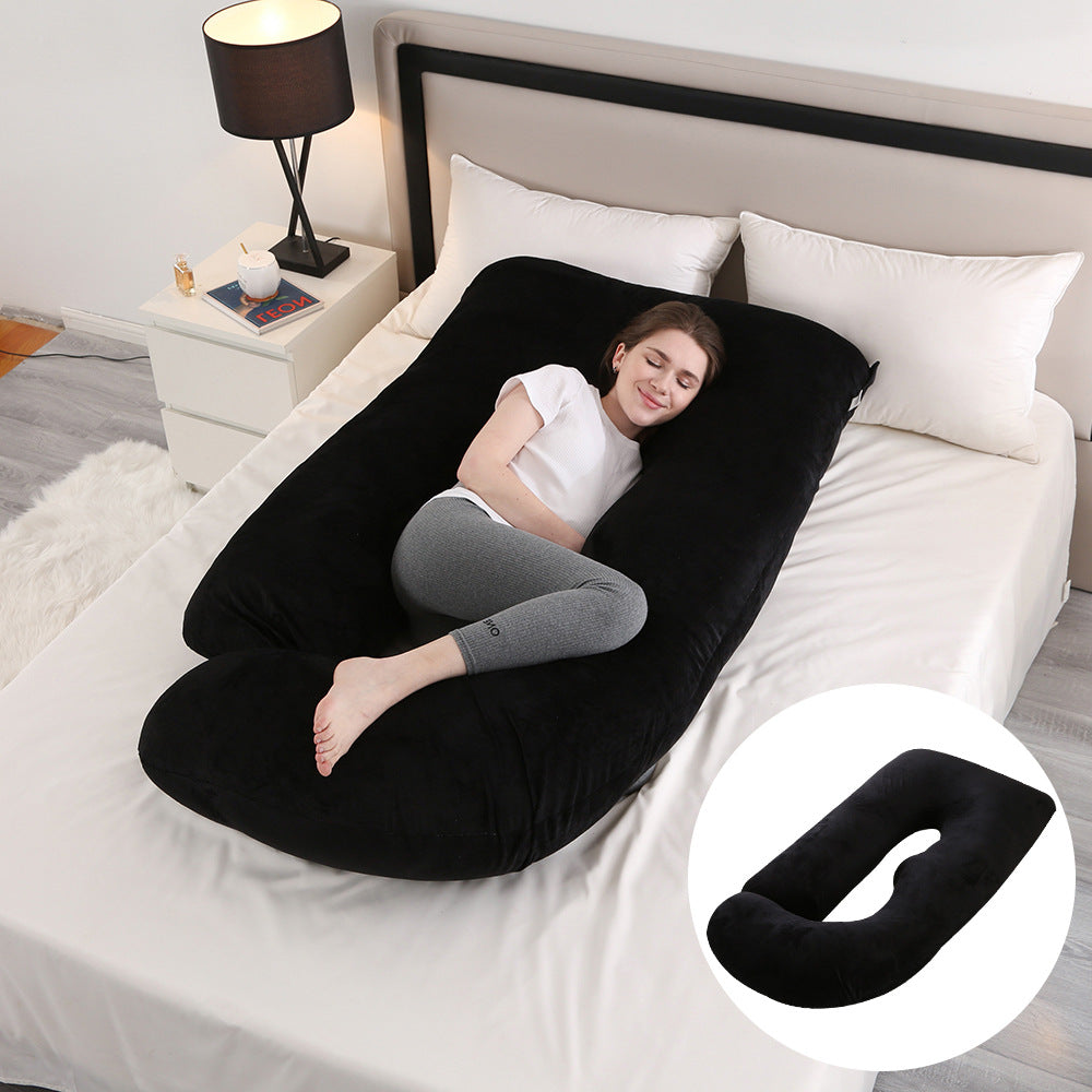 J-Shaped Pregnancy Pillow for Side Sleepers