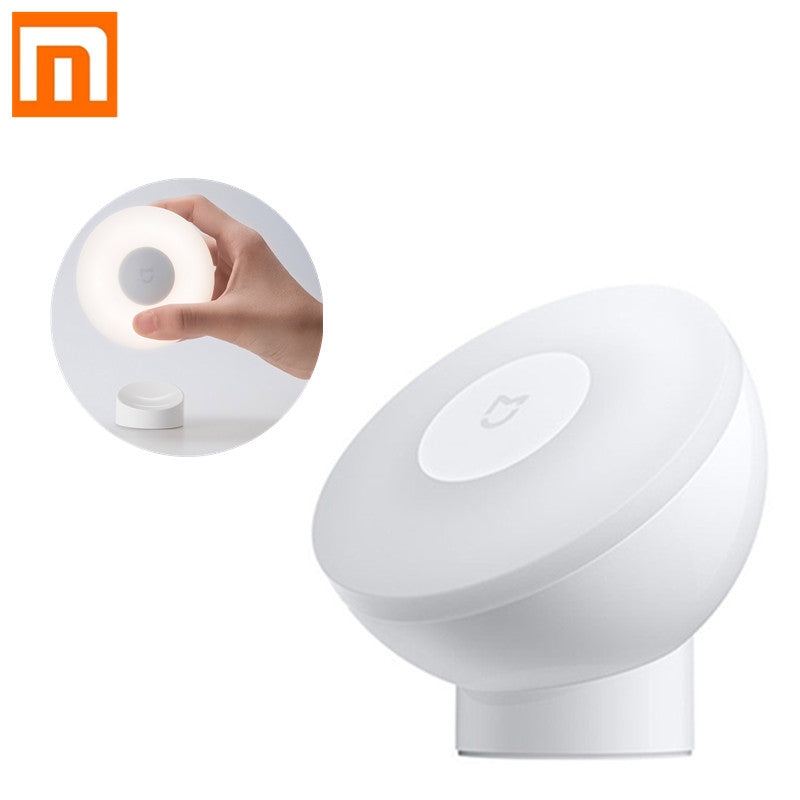 Xiaomi Mijia Night Light 2nd Generation Magnetic Attraction Night Lamp 360 Rotating Adjustable Infrared Body Sensor - Korvel