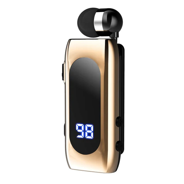 Smart Mini Bluetooth Earphones with Telescopic Cable