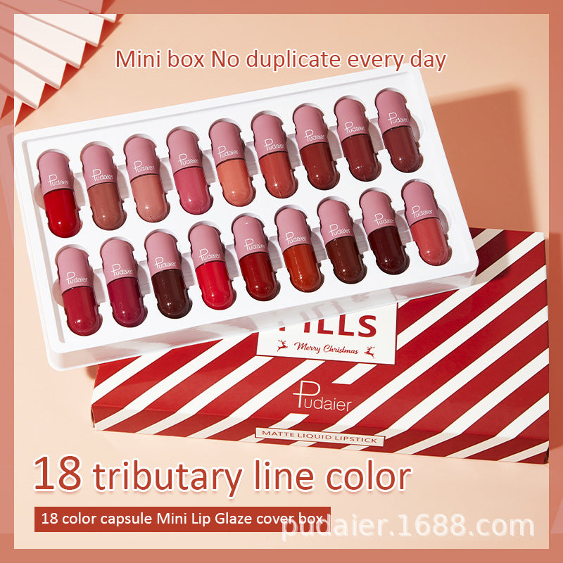 Pudaier Mini Capsule Lip Glaze - Velvet Fog Collection