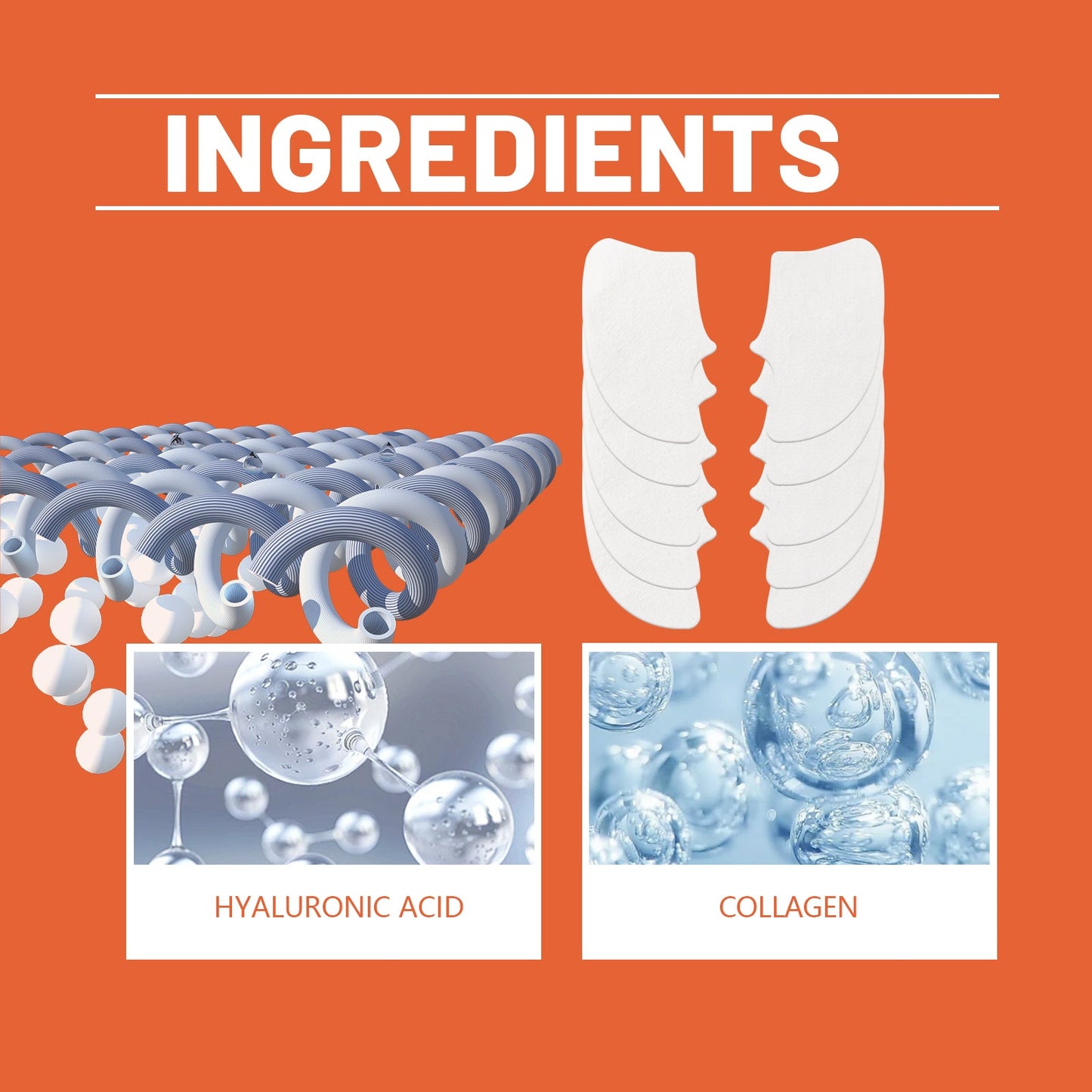 Hydrolyzed Collagen Patch Hoygi Collagen Patch Moisturizing Gentle Care Patch - Korvel