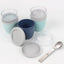 Portable Yogurt Cereal Cups with Lids for On-the-Go Meals