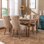 High-end Tufted Solid Wood Contemporary Velvet Upholstered Dining Chair with Wood Legs Nailhead Trim 2-Pcs Set Khaki - Korvel