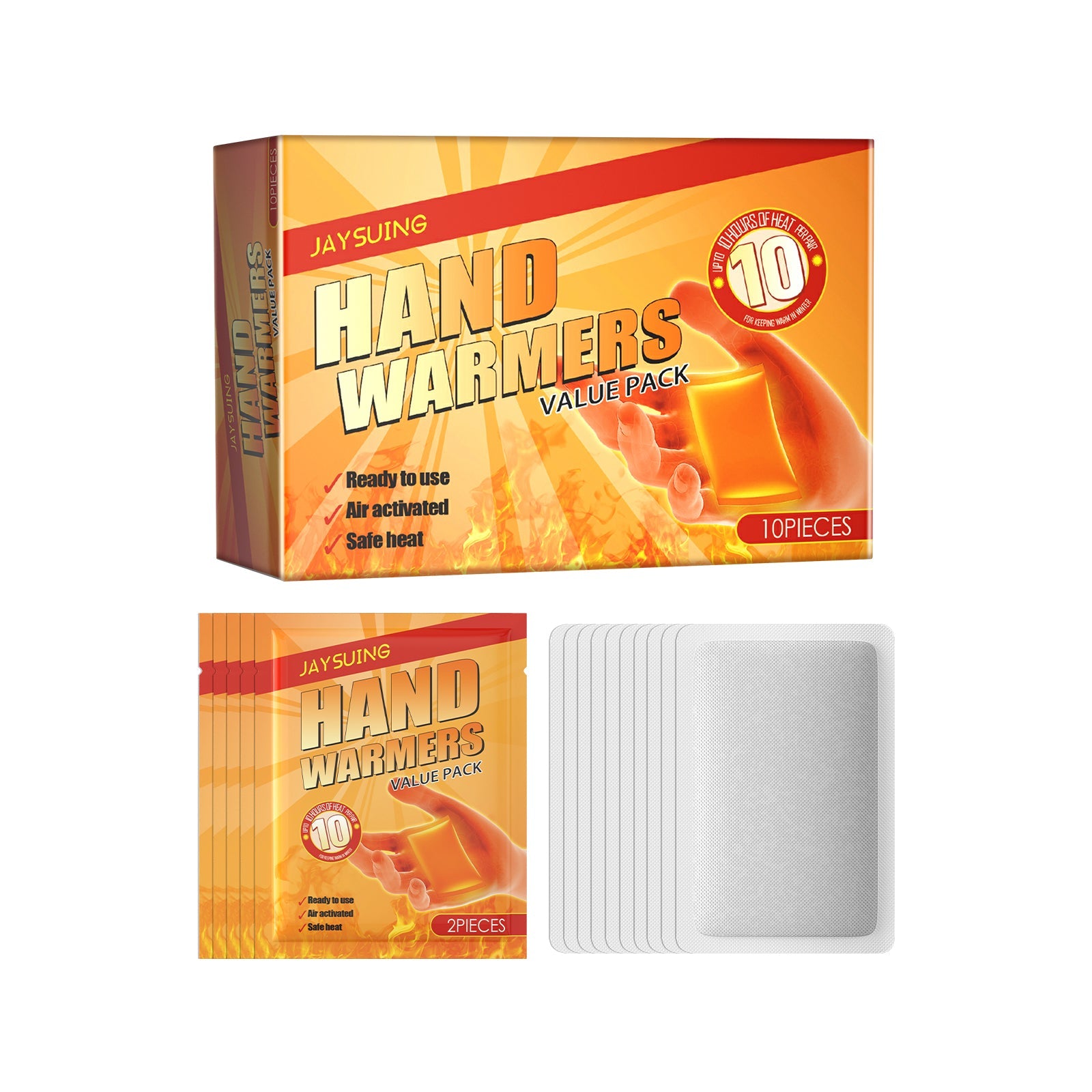 Hand Warmers, Hand Warmer Portable Comfortable Self-Heating Warm Patch Belly Warm Patch Belly Warm Patch - Korvel