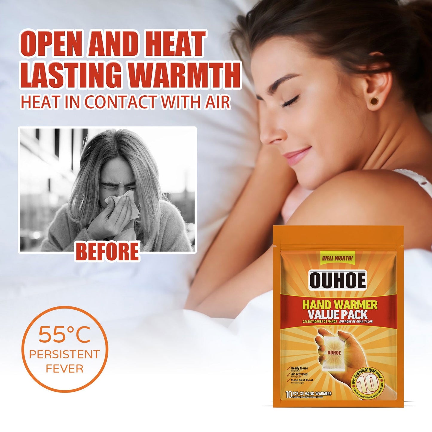 Portable Hand Warmer Value Pack for Outdoor Comfort